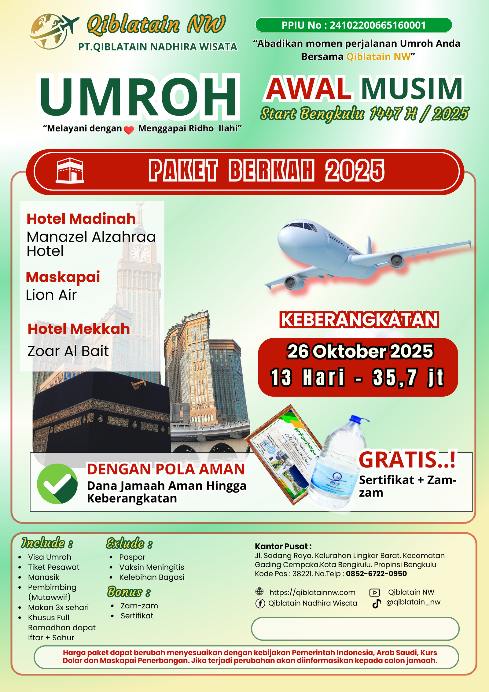 BERKAH 13 HARI (26 OKTOBER 2025)